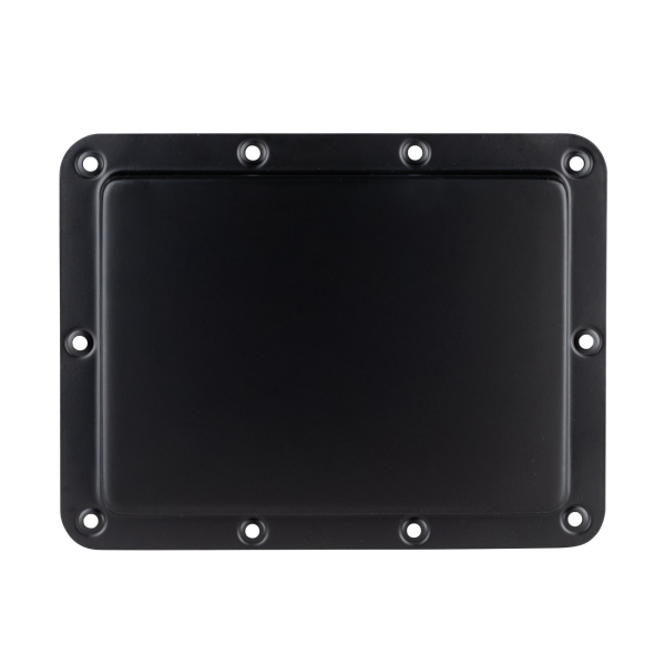 SHOWGEAR Black Recessed Label Dish for Self-Adhesive Tour Labels for Self-Adhesive Tour Labels