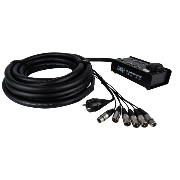 DAP CobraX 4.2 CombiSnake 5 M 5 m - 4 in/2 out + 16A power multicable