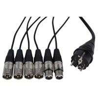 DAP CobraX 4.2 CombiSnake 5 M 5 m - 4 in/2 out + 16A power multicable