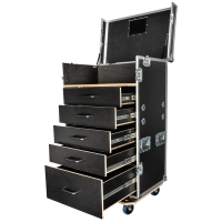 SHOWGEAR Drawer Case 2 With 5 drawers and 2 work surfaces