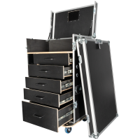 SHOWGEAR Drawer Case 2 With 5 drawers and 2 work surfaces