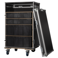SHOWGEAR Storage Case 2 With 4 crates and two work surfaces