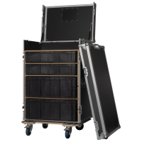 SHOWGEAR Storage Case 2 With 4 crates and two work surfaces