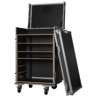 SHOWGEAR Storage Case 2 With 4 crates and two work surfaces