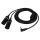 DAP FL118 - male stereo right-angled mini-jack to 2 XLR/M 3P 3 m 300 cm