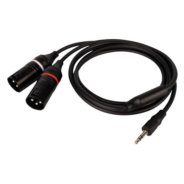 DAP FL120 - male stereo mini-jack to 2 XLR/M 3P 0.75 m 75 cm