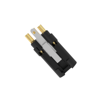 SEETRONIC XLR 3P Connector - female Goldkontakte - schwarzes Gehäuse
