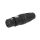 SEETRONIC XLR 3P Connector - female Goldkontakte - schwarzes Gehäuse