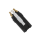 SEETRONIC XLR 5P Connector - female Gold contacts - stainless-steel housing