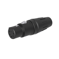 SEETRONIC XLR 5P Connector - female Goldkontakte -...