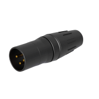SEETRONIC XLR 3P Connector - male Goldkontakte -...