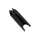 SEETRONIC XLR 3P Connector - male Goldkontakte - schwarzes Gehäuse