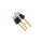 SEETRONIC XLR 3P Connector - male Goldkontakte - schwarzes Gehäuse