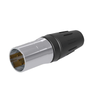 SEETRONIC XLR 5P Connector - male Goldkontakte -...