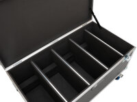 ROADINGER Flightcase 4x Multiflood IP 18x10W RGBW Wash CRMX, with wheels MK2