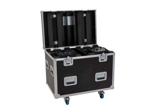 ROADINGER Flightcase HIGHLINE 4x LED IP TMH-S250/B250, mit Rollen